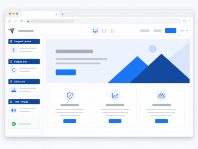 Page builder UI