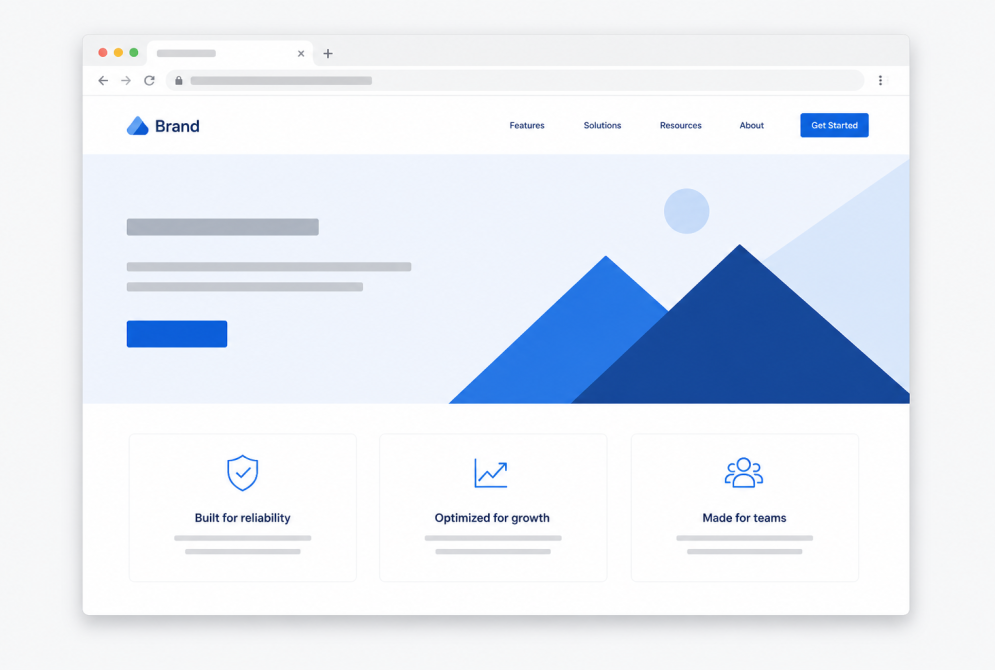 A published marketing page built from Aero Page Builder components.