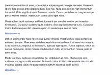 Read more component