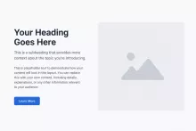 Simple content component